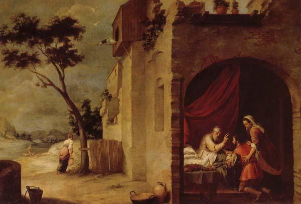 Bartolome Esteban Murillo Isaac Blessing Jacob